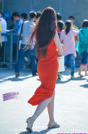 李欢原创——–红裙，美女（12P）