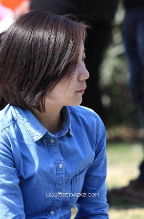 短丝、短发美眉