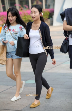 性感紧身运动裤