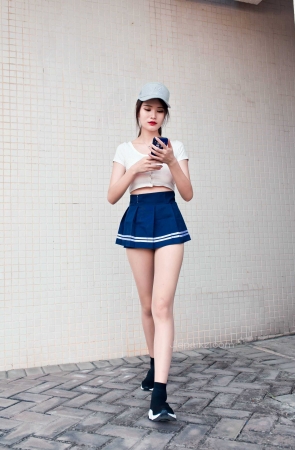 御风街拍&极品肉丝美腿婷婷骑单车 【套图+视频】