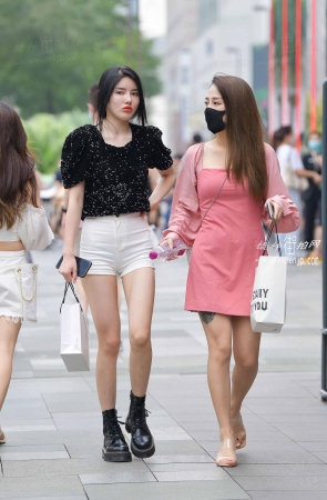 20724-16+60/勒紧白热裤 7P