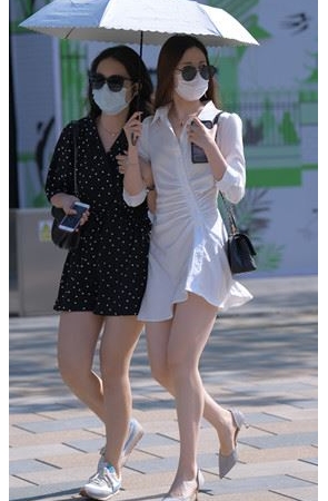 打着遮阳伞的两个小姐姐(135P)