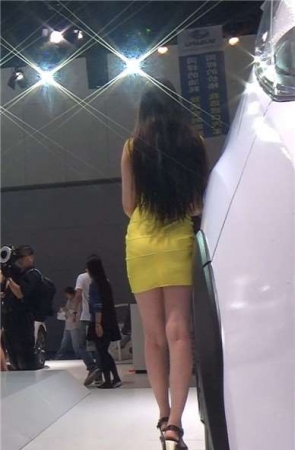 极品美女车模诱人犯罪的身材