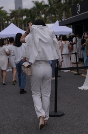 21418-32+49/紧身白裤