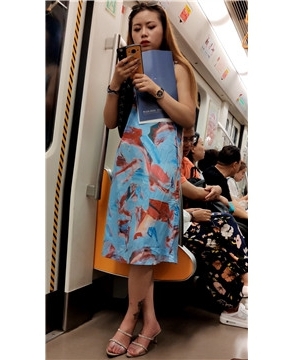 地铁上的长裙美女 [1.15 GB/mp4]