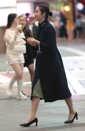 肉丝街拍高跟少妇-13P