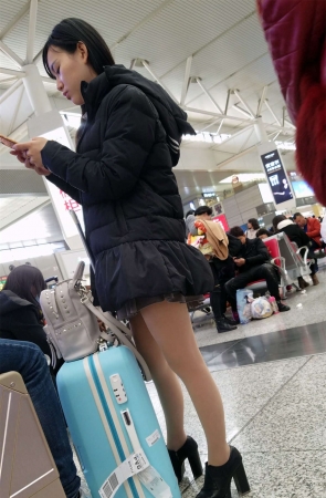 丝袜美腿高跟鞋清纯大美女