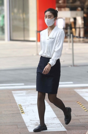 【珏一笑而过】诱惑黑丝街拍OL-16P