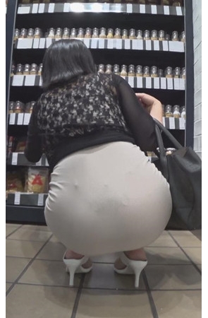 高腰紧身包屯裙OL