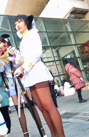 玩cosplay的极品高颜值二次元美少女