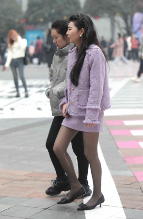 街拍黑丝高跟-16P