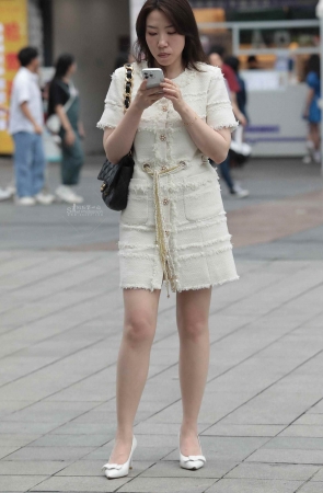 诱惑肉丝街拍高跟shaofu-15P