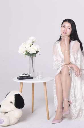 自带仙气的蕾丝裙—小敏