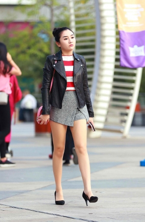 好短的裤子-好长的腿