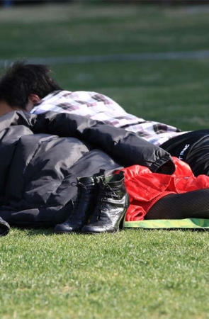 No272 少见的黑丝网袜配上少见的细长美T，让人流连忘返