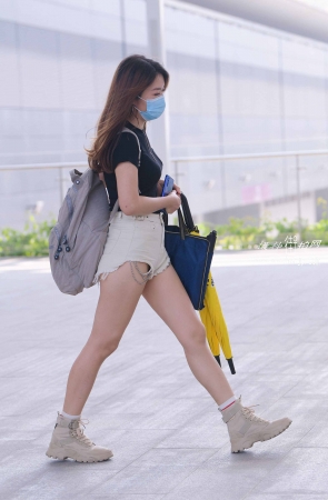 2157-12+92 /高腰热裤大白腿 4P