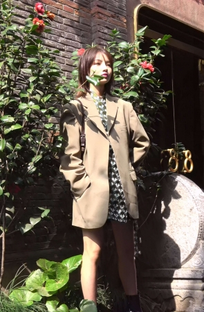 模特范气质美女