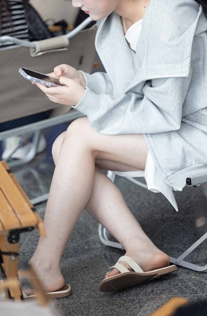 LB302-54P 成都车展-神似刘诗淇的清纯白嫩美腿礼仪小妹