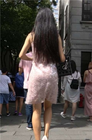 4K 高贵气质吊带裙极品美女姐姐