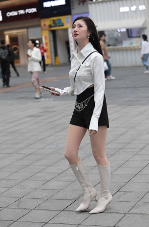 漂亮街拍肉丝shaofu-14P