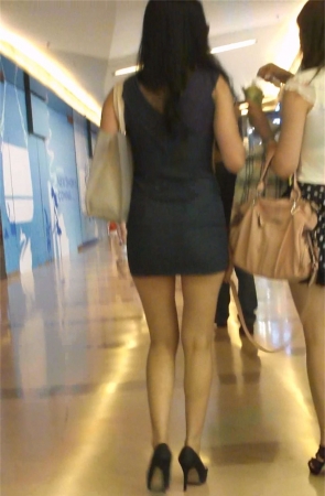 美腿高跟包臀裙