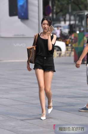 黑短裤美腿3A2142[124M]