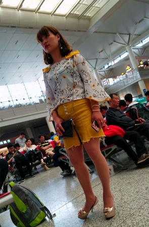 火车站肉丝美女