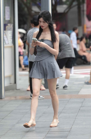 漂亮街拍短裙shaofu 14P