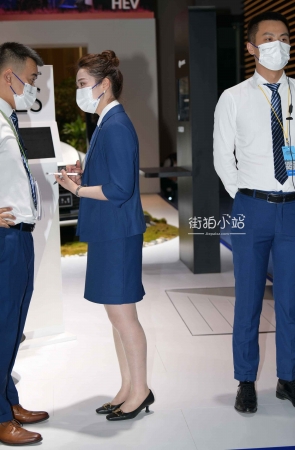 通勤装，R丝袜美女礼仪~