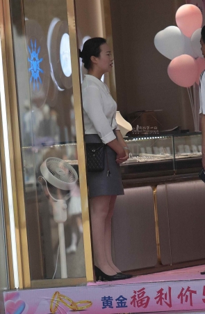 诱惑街拍肉丝OL-15P