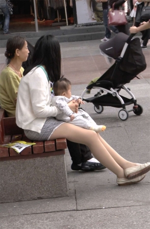 漂亮的短裤肉丝辣妈