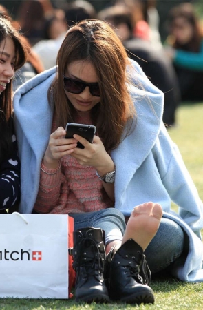 No119 同是露脚，女神的气场也是那么与众不同