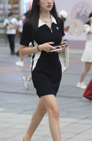 漂亮街拍小姐姐