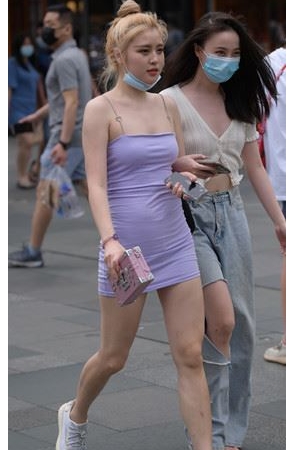 高腰牛仔热裤妹子(48P)