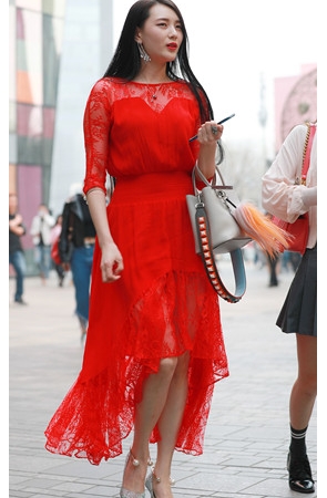 红色长裙美女(20P)[217M/JPG]