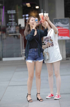 小清新范，发个朋友圈。