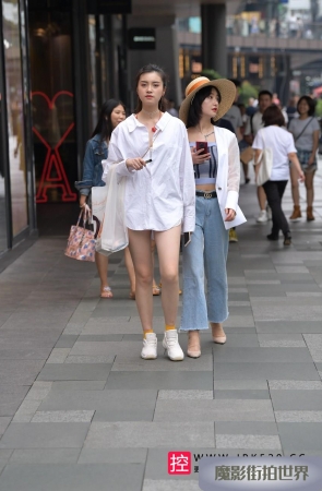 衬衫这样穿法，真诱人这大白腿3A3364[625M]