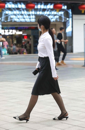 诱惑黑丝街拍高跟shaofu-15P