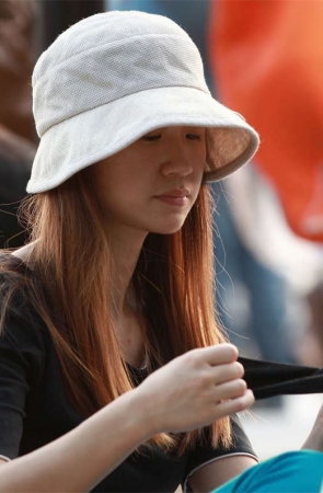 No149 穿上这双半透趾的船袜，显得脚更白了