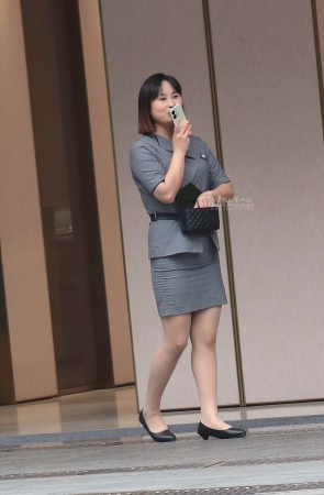 街拍肉丝职业装