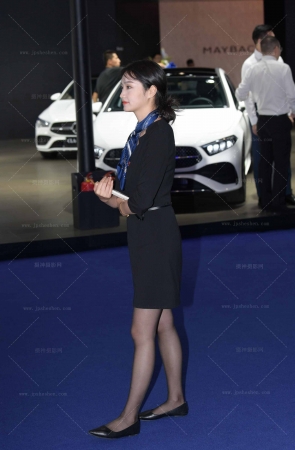 23613-56=66√路虎展台黑丝销售员 15P