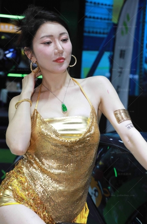 黄金战袍韵味车模 10P