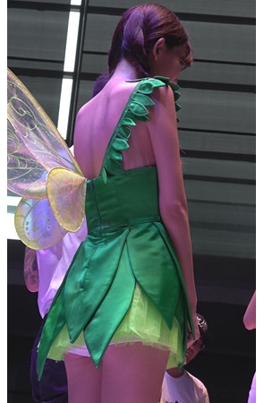 漂亮的绿色蜻蜓小姐姐