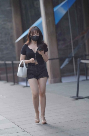 精选街拍作品 NO.1474 热裤美腿[132P/165MB]