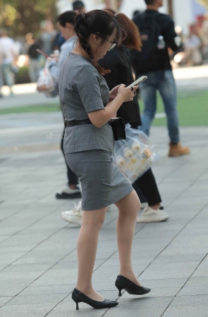 肉丝街拍高跟OL-14P
