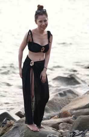 越南篇-头顿市海边采花375P 12P