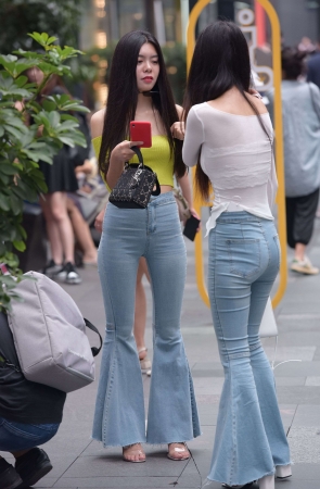 J55紧身牛仔闺蜜