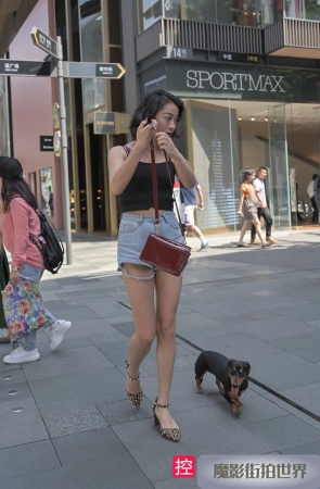 柳钉高跟热裤美女3A347[852M]