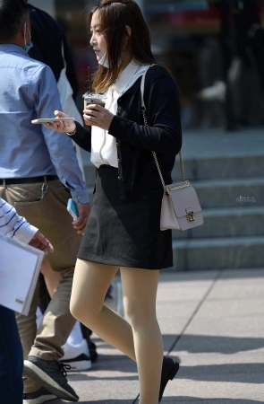 看点在街拍丝袜