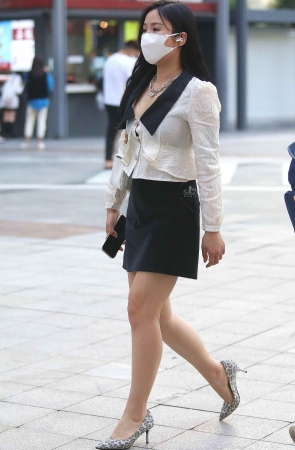 shaofu豹纹街拍高跟鞋